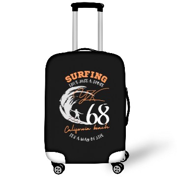 Discover Surfing, it's a way of life Luggage Covers