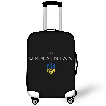 Discover I Am Ukrainian I Am From Ukraine Trident Flag Luggage Covers