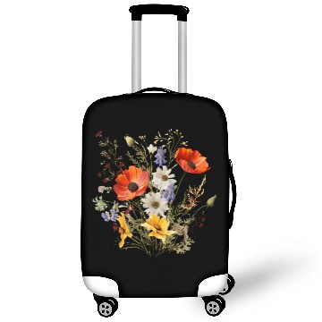 Discover Vintage Luggage Covers Pressed Flowers Wildflowers Nature