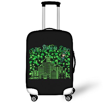 Discover Saint Patrick's Day New Orleans Louisiana Luggage Covers