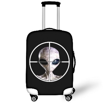 Discover Area 51 Alien Sniper Gamers and Movie Lovers! Luggage Covers