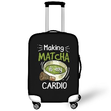Discover Green Tea Lover Japanese Matcha Latte Drink Matcha Luggage Covers