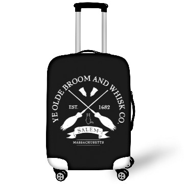 Discover ye olde salem broom co. mass 1682 halloween sweat Luggage Covers