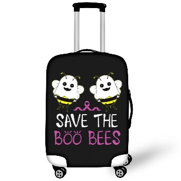 Discover Save The Boo Bees Breast Cancer Awareness Luggage Covers