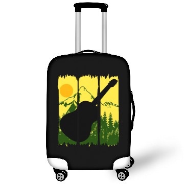 Discover Guitar Nature Hiking Music Guitarist Luggage Covers