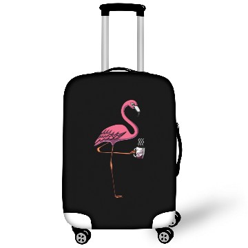 Discover Flamingo Bird Coffee Lover Luggage Covers