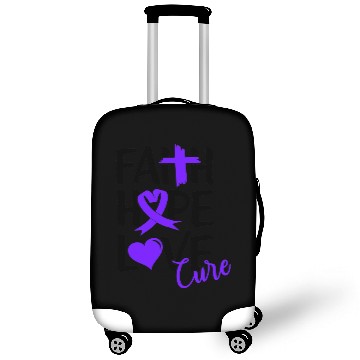 Discover Faith Hope Love Cure Cancer Luggage Covers