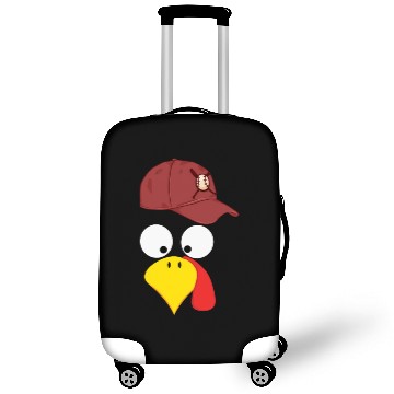 Discover Turkey baseball thanksgiving Luggage Covers