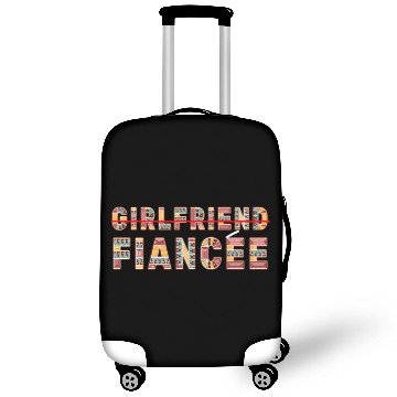 Discover Girlfriend Fiancee Couple Engagement Engaged Luggage Covers