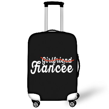 Discover Girlfriend Fiancee Couple Engagement Engaged Luggage Covers