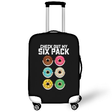Discover Check Out My Six Pack Donut Gym Workout Fitness Luggage Covers