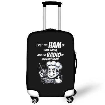 Discover Radiantly Funny Amateur Ham Radio Operator Chef Luggage Covers