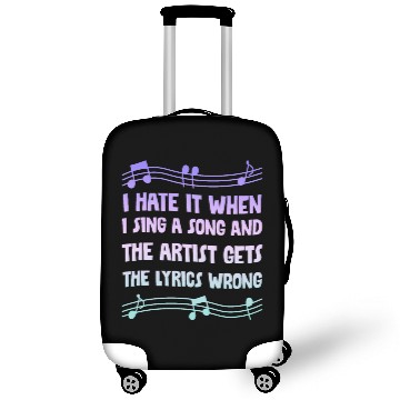 Discover I Hate It When I Sing A Song And The Artist 4 Luggage Covers