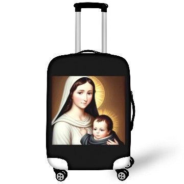 Discover Mother Mary and Baby Jesus Luggage Covers