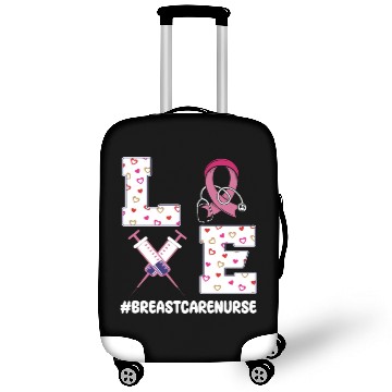Discover Love Breast Care Nurse Valentine's Day Luggage Covers