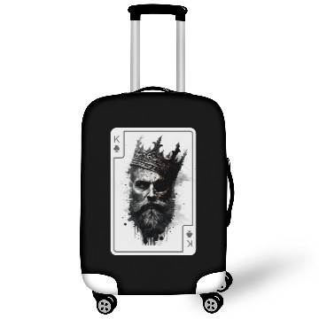 Discover King Gothic Poker Card Game Horror Creepy Luggage Covers