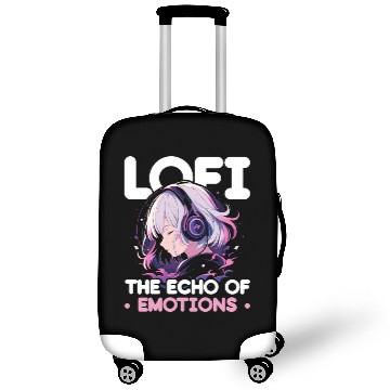 Discover Lofi Music Lover Low Fidelity Japanese Aesthetic Luggage Covers
