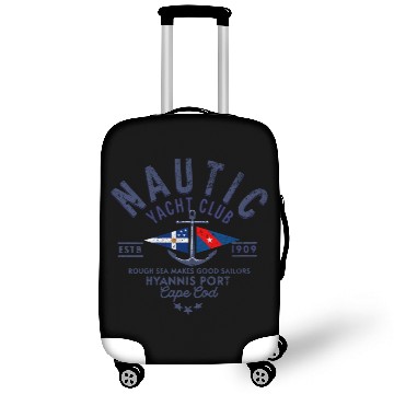 Discover Nautic Yacht Club Emblem Design Luggage Covers