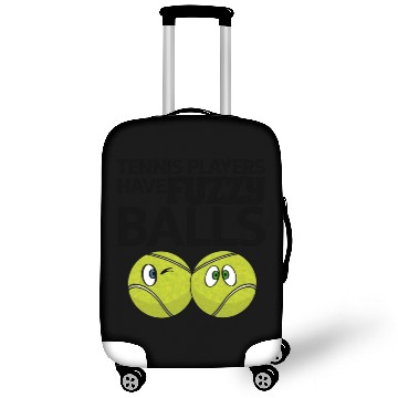 Discover Tennis Players Have Fuzzy Balls Luggage Covers