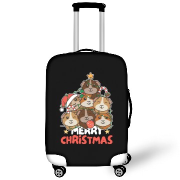 Discover Guinea Pig Christmas Tree Merry Christmas Luggage Covers