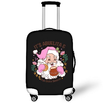 Discover it's Abuelita and Pan Dulce Season Mexican Santa Luggage Covers