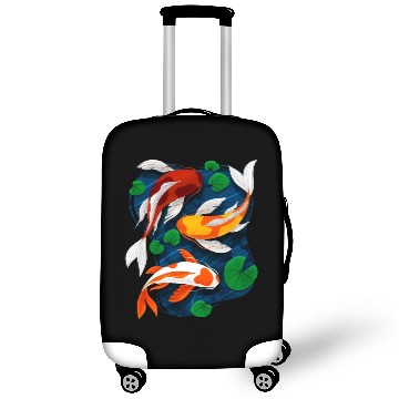 Discover Koi Fish Lover Water Pond Animal Pet Asian Luggage Covers