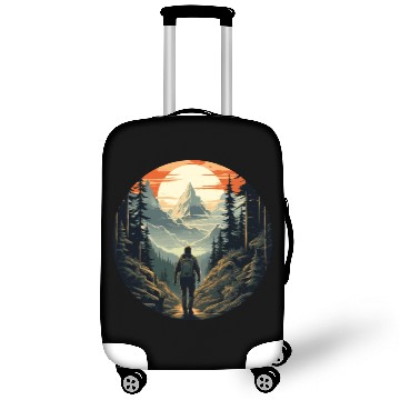 Discover Forest nature trekking adventure Luggage Covers