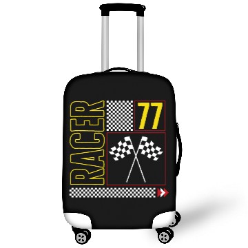 Discover Halloween Luggage Covers, Racer 77 Checked Flag Design Luggage Covers