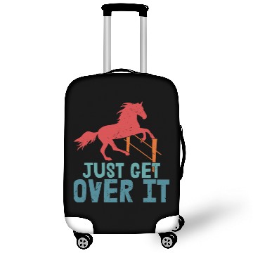 Discover Just Get Over It Horseback Riding Girl Luggage Covers