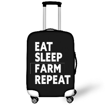 Discover Eat Sleep Farm Repeat - Funny Farmer Farming Gift Luggage Covers