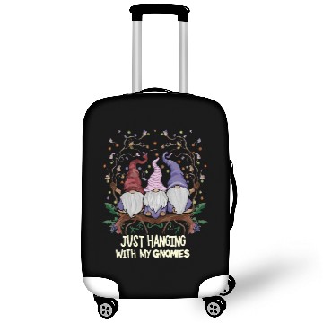 Discover Santa Just Hanging With My Gnomies Xmas Tree Luggage Covers