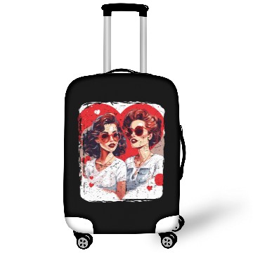 Discover Valentines Day Outfit For Her And Her in love Luggage Covers