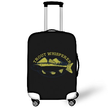 Discover Trout Whisperer Boat Ice Fisherman Deep Sea Fly Luggage Covers