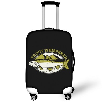 Discover Trout Whisperer Boat Ice Fisherman Deep Sea Fly Luggage Covers