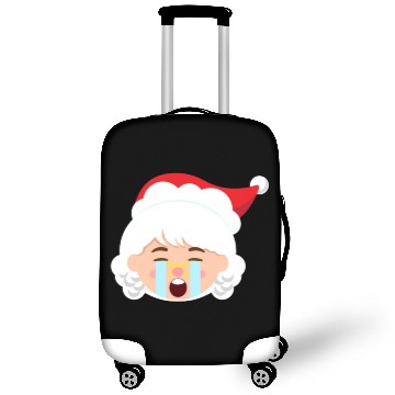 Discover Mrs Claus Emoticons Crying Out Loud Christmasfunny Luggage Covers