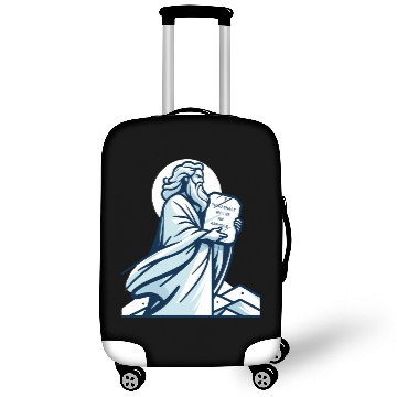 Discover Thou shalt not be an asshole funny Moses design Luggage Covers