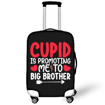 Discover Cupid Is Promoting Me To Big Brother Valentines Luggage Covers