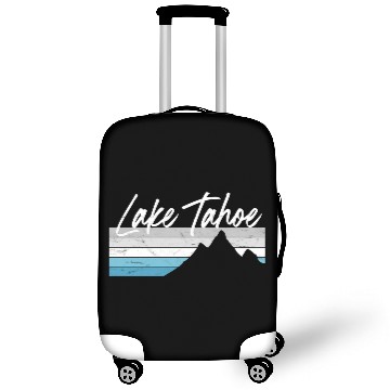 Discover Lake Tahoe Nevada California Mountain Skiing Py Luggage Covers