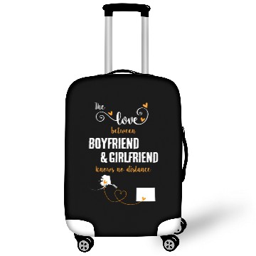Discover Love Between BF And GF Alaska To Colorado Gift Luggage Covers