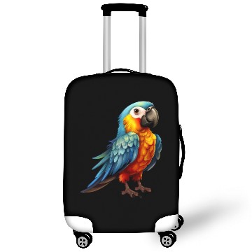 Discover Macaw Parrot for a Bird Lover Animal Lover Luggage Covers