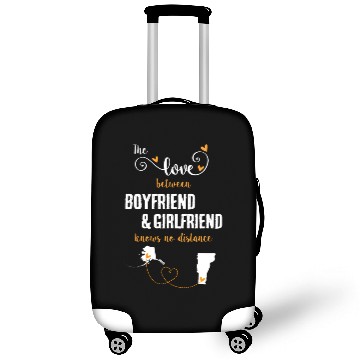 Discover Love Between BF And GF Alaska To Vermont Gift Luggage Covers