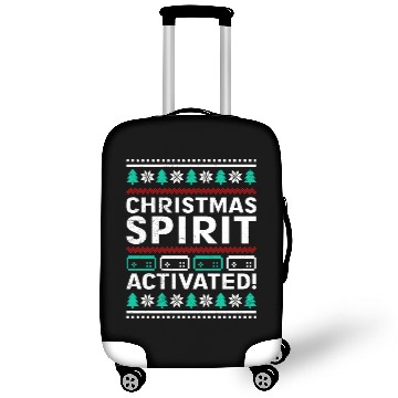 Discover Christmas Spirit Activated! Christmas Gamer Luggage Covers