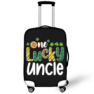 Discover One Lucky Uncle Matching Family St Patrick's Day Luggage Covers