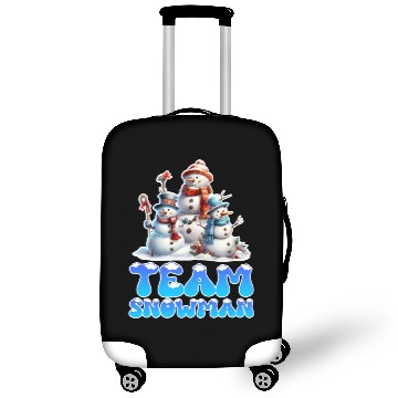 Discover Snow Fever Team Snowman Snowmen Snow Luggage Covers