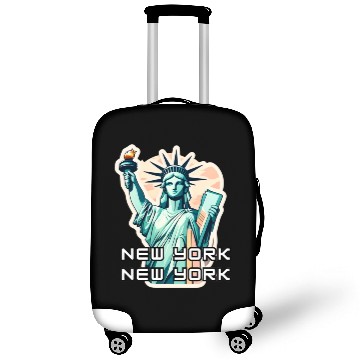 Discover New York - Statue of Liberty Luggage Covers