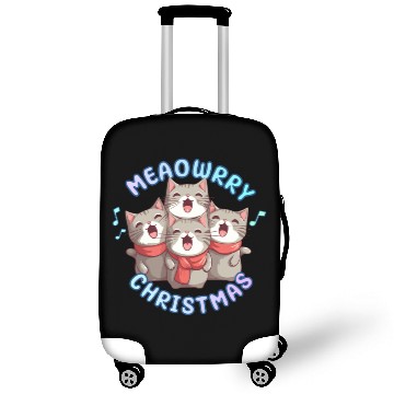Discover Christmas Kittens sing lovely Christmas song Luggage Covers