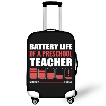 Discover Preschool Teacher Funny Teacher Gift Luggage Covers