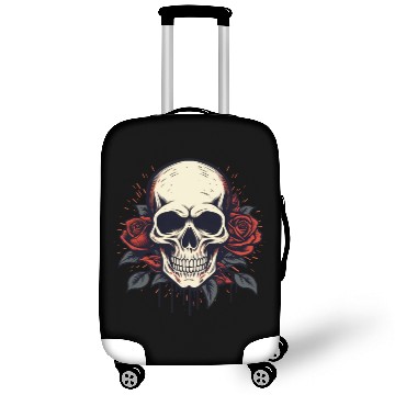 Discover Toten skull aesthetics roses grunge goth skull Luggage Covers