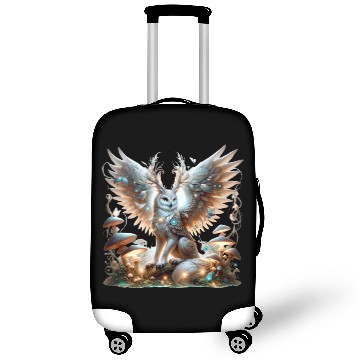 Discover Mystic Owl of the Enchanted Forest Luggage Covers