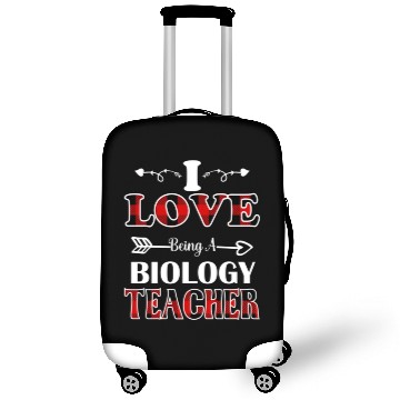 Discover Biology Teacher love valentines day149 Luggage Covers
